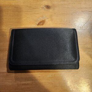 Frenchy of California black clutch purse